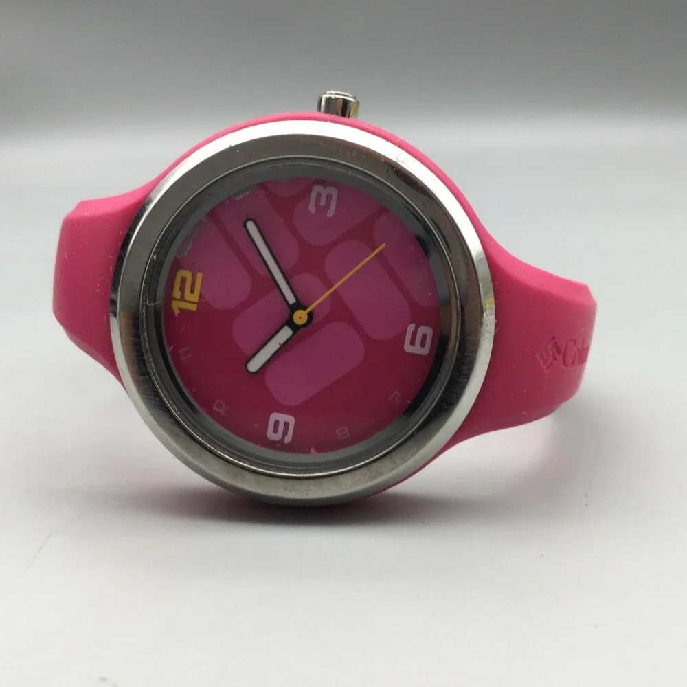 Columbia Escapade Watch Women 37mm Pink Dial Silver Tone New Battery - Picture 6 of 15